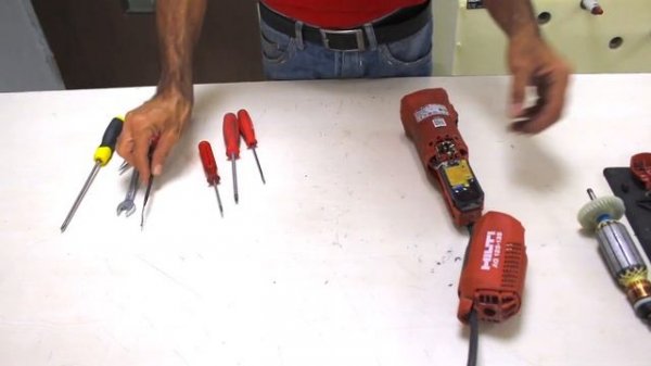 AG125 13S–Disassembly of Rotor Stator Electronics Switch