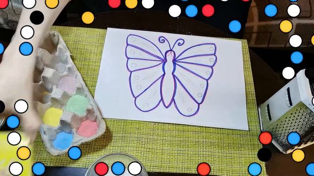 Цветной песок из мела и соли смотреть онлайн