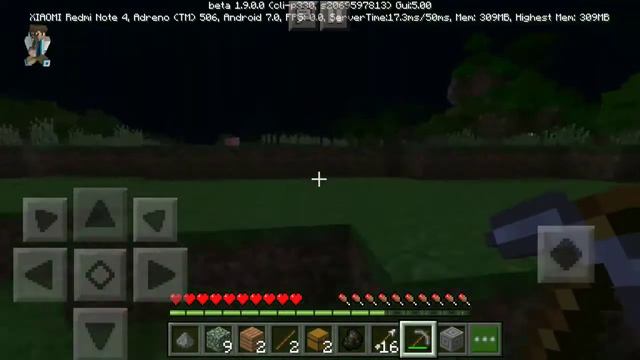 Выживание на телефоне в Minecraft PE (1.9.0.0) #1 - Встретил панду в бамбуковом лесу смотреть онлайн