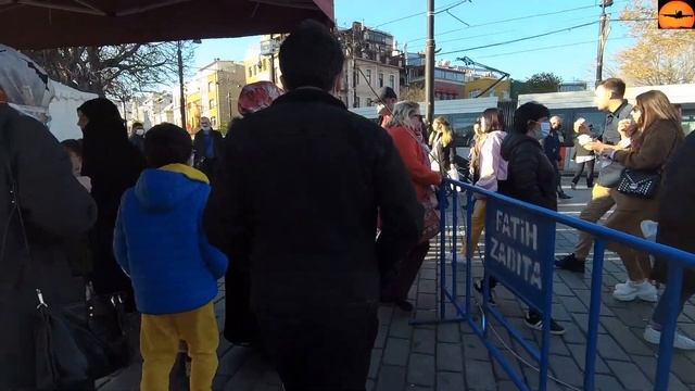 Исторический центр Стамбула - район Султанахмет в ноябре смотреть онлайн