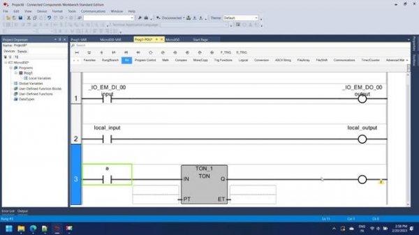 Connected Components Workbench PLC Simulator |ccw Simulator| Connected Components Workbench tutoria