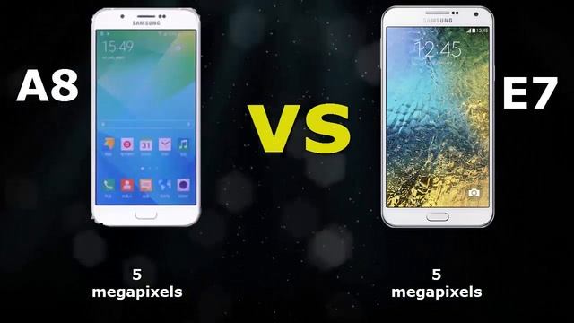 Samsung Galaxy A8 vs Samsung Galaxy E7 - Quick Look смотреть онлайн