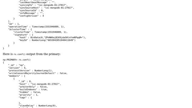 MongoDB stepDown fails in a PSA Architecture смотреть онлайн