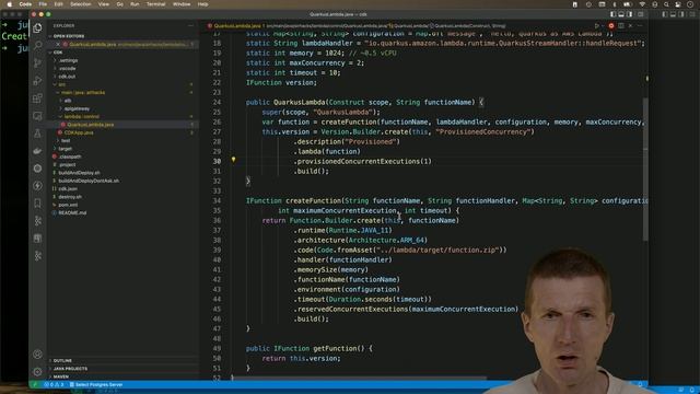 AWS Lambda: Setup Provisioned Concurrency with CDK, Java, MicroProfile and Quarkus #serverless смотреть онлайн