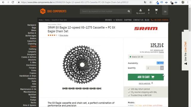 Как выгодно заказать Велозапчасти. Регистрация и заказ на Bike Components