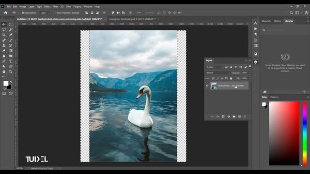 How to Fit Image to Canvas in Photoshop смотреть онлайн