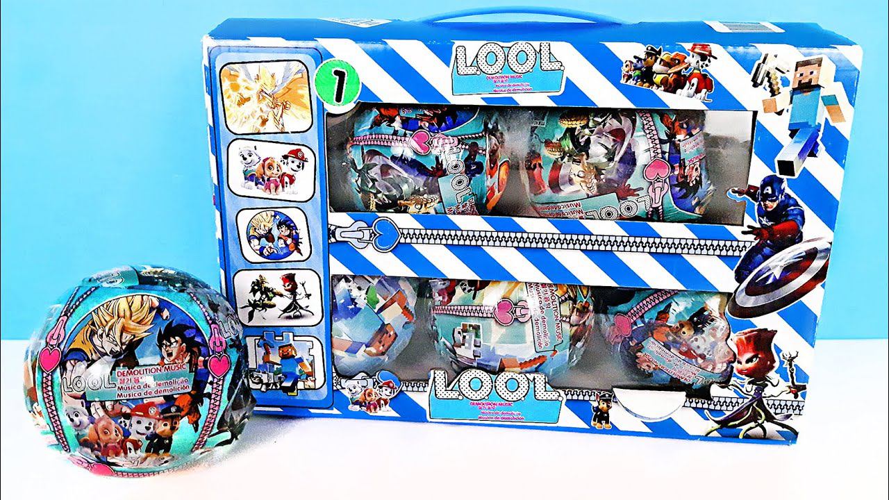 КИТАЙСКИЕ СЮРПРИЗЫ ШАРЫ LOOL! Minecraft, Paw Patrol, Аниме, Marvel, LOL Dolls Surprise unboxing смотреть онлайн