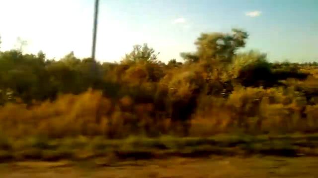 Дорога узкая с бензовозом. Путь на море из Херсона 2020. Что видно по краям. Степь, деревья смотреть онлайн