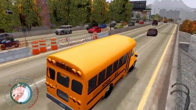 GTA 4 Crazy School Bus Crashes Ep.36 смотреть онлайн