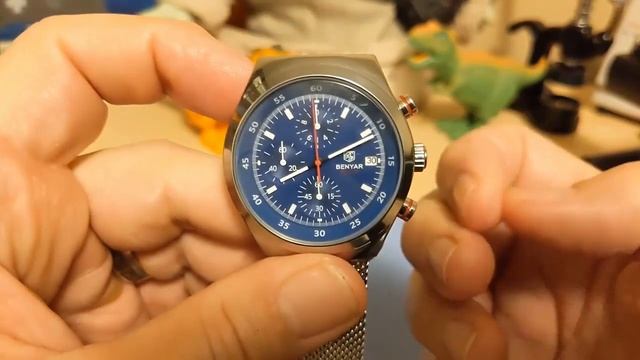 Benyar 5200 Sub Second Quartz Chronograph Watch Review смотреть онлайн
