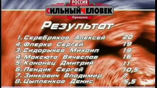 I этап турнира "Самый сильный человек России - 2005", Одинцово смотреть онлайн