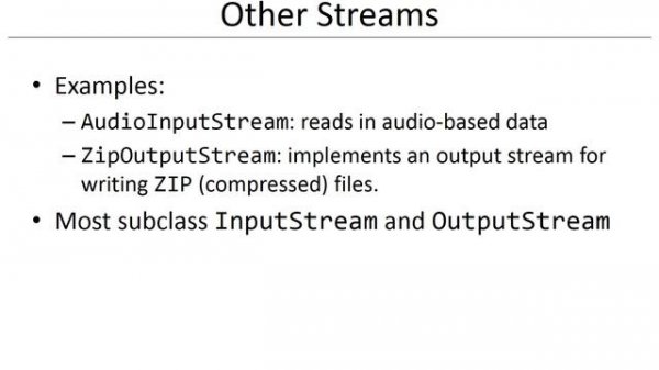 Chapter 8 Handling Input and Output