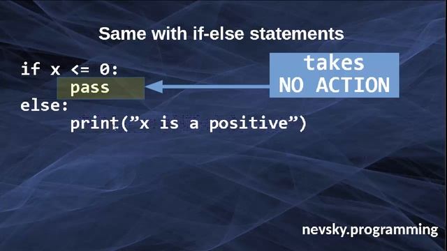 Pass Statement in Python Language смотреть онлайн