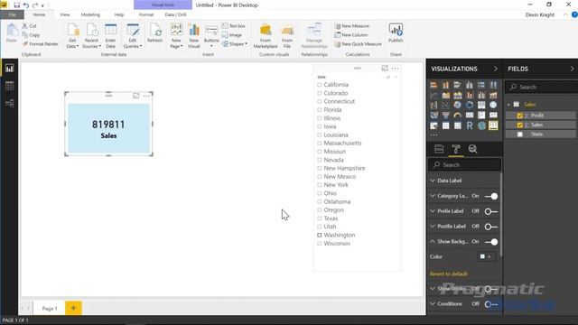 Power BI Custom Visual- Advance Card смотреть онлайн