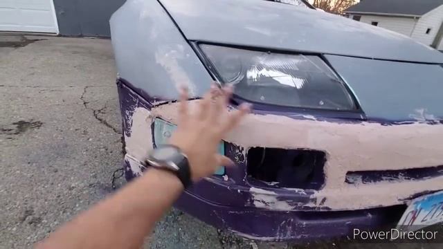 detayando mi parachoques modificado de mi nissan 300zx 1990 TT. / z32 fairlady.. смотреть онлайн