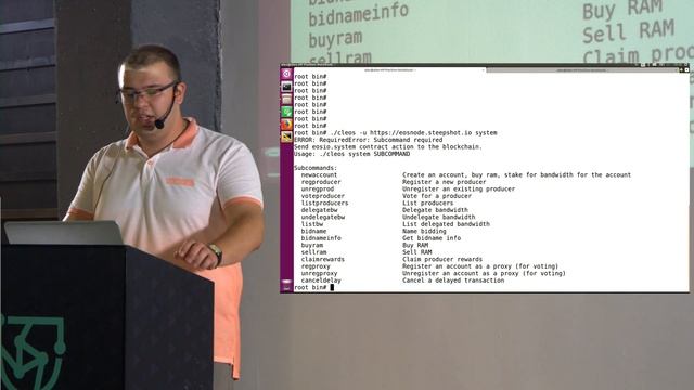 Запуск смарт-контракта и выпуск токенов в EOS | Александр Дедков смотреть онлайн