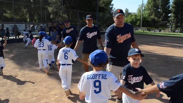 TIGERS AND DODGERS SHOW SPORTSMANSHIP - Santa Clarita Sports for Kids смотреть онлайн