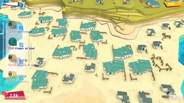 Начинаем играть в Godus Часть 2 Быстрая победа! смотреть онлайн