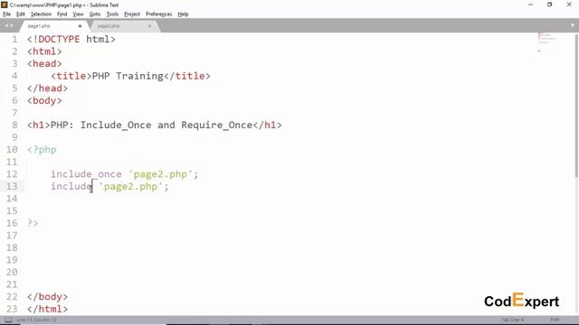28 Include Once and Require Once in PHP in Urdu/Hindi | CodExpert | Inam Ullah смотреть онлайн
