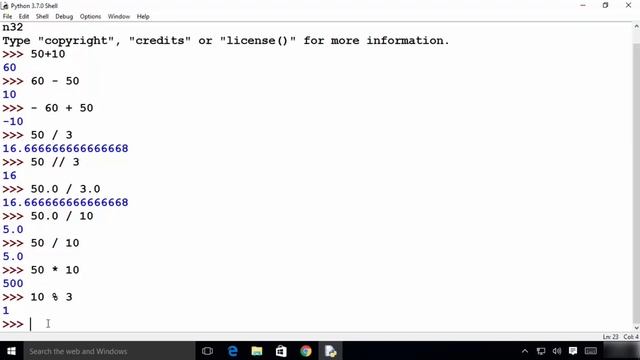 [Hindi] Python Tutorial for Beginners 3 - Basic Math, Mathematical Operators and Python Expressions смотреть онлайн