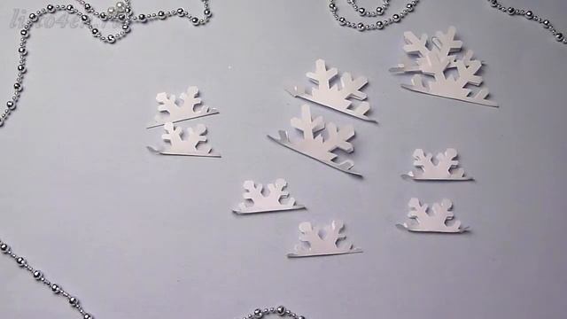 Три идеи новогоднего декора из объемных 3D снежинок. DIY Christmas Decoration смотреть онлайн