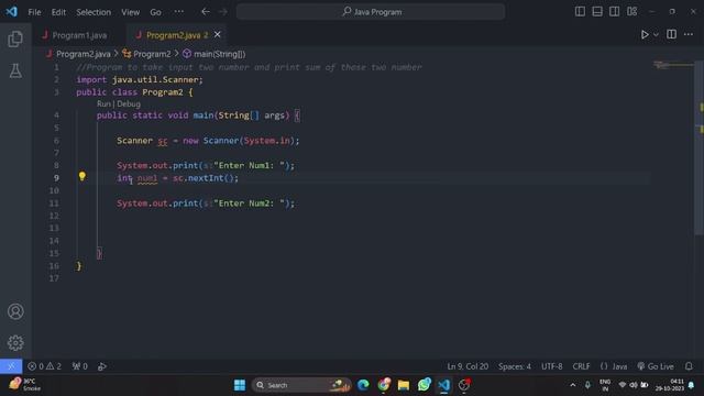 Java Program to take two number as input from user and do sum and print | JAVA | Beginner | DSA смотреть онлайн