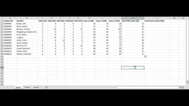 Excel - Dropping the Lowest Grade and Calculating Weighted Grades смотреть онлайн
