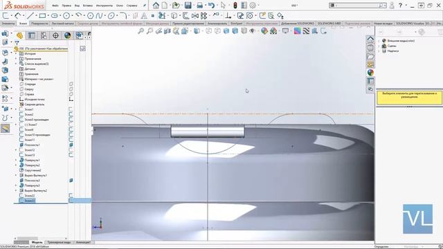 YI #007 - Моделирование бутылки спрея для носа в Solidworks, для портала YellowImages смотреть онлайн