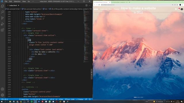 How to make responsive website using HTML, CSS and Bootstrap in 2022 | Code & deploy смотреть онлайн