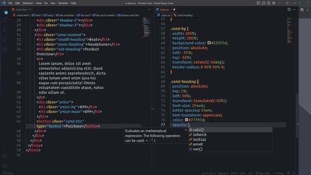 CSS Product Card, How to Create a CSS Card смотреть онлайн