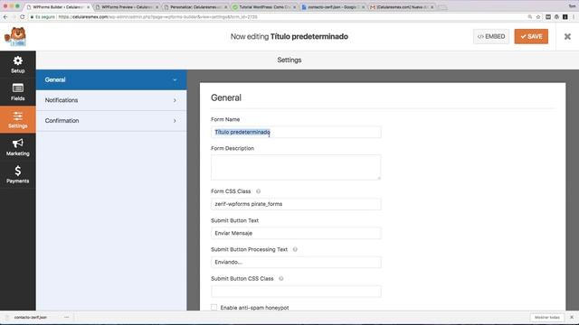 Cómo Poner Ficha de Contacto en WordPress 2018 смотреть онлайн
