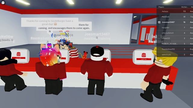 Watch me take the Roblox SizzleBurger Training for cashier( another time) Episode #12 смотреть онлайн