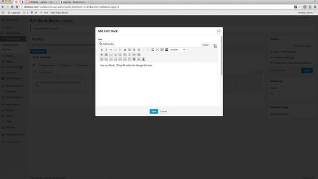 Legenda Wordpress Theme - How to create footer смотреть онлайн