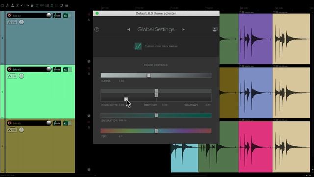 Global Theme Color Controls in REAPER смотреть онлайн