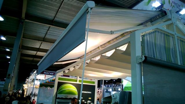 Маркиза локтевая + ролетная система