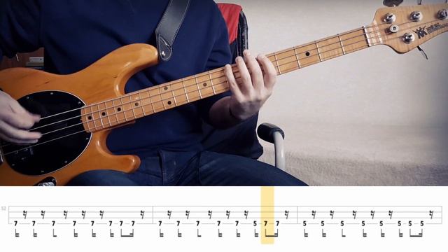 Daryl Hall & John Oates - Maneater (Bass Cover) Tabs #basscover смотреть онлайн