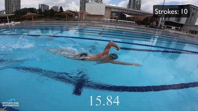 50m in 23 Strokes...IN 29 SECS!!! смотреть онлайн