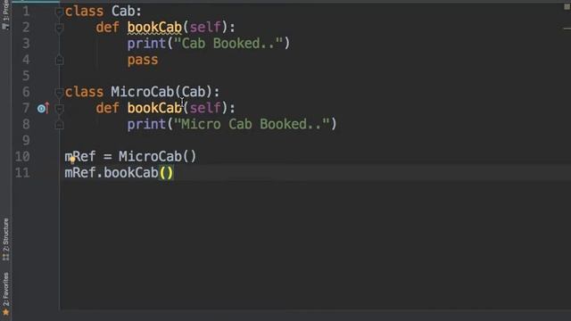 Python OOPS Run Time Polymorphism Tutorial смотреть онлайн