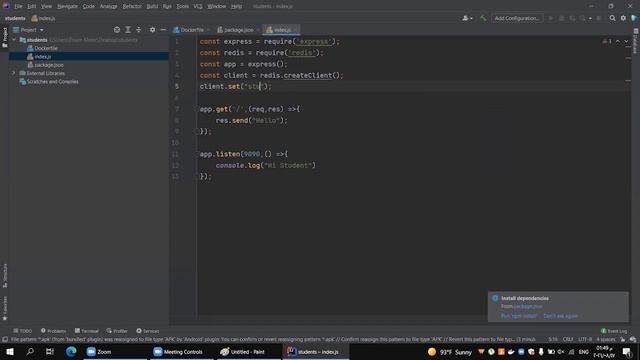 Dockerfile & node project смотреть онлайн