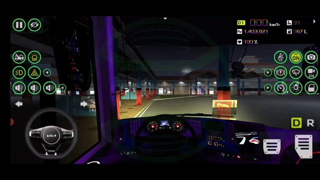 Bus Simulator Indonesia - Mod Giao Diện + Nền Game + Vô Lăng KIA - Ở Đây Có Nè