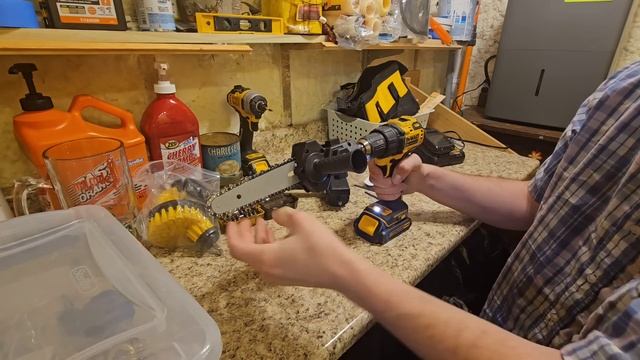 Testing Drill Chainsaw Vlog смотреть онлайн