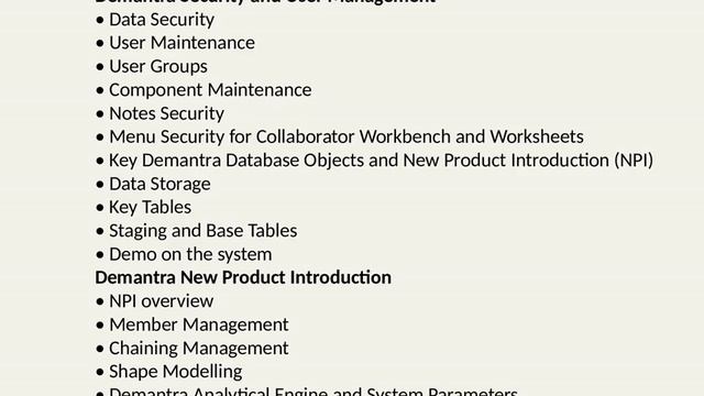 Oracle Demantra Online Training смотреть онлайн