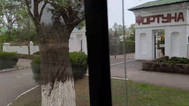 поездка на автобусе N 8 . Заозерное-Евпатория. смотреть онлайн