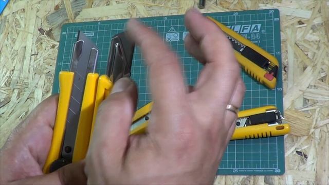 Обзор ножей OLFA Модель OL, PL 1, BN L, BN AL, EXL Часть 8 Overview of knives. смотреть онлайн