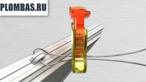 Пломбы защёлка пластиковая номерная