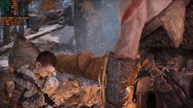 God of War on Lenovo LOQ RTX 4060 Ryzen 7840HS смотреть онлайн