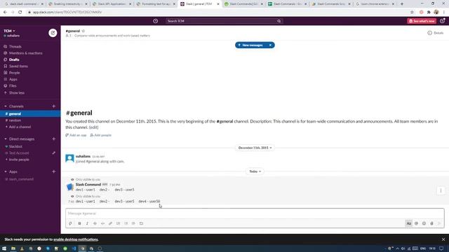Slack Slash Command Bot - Google Sheet Integration смотреть онлайн