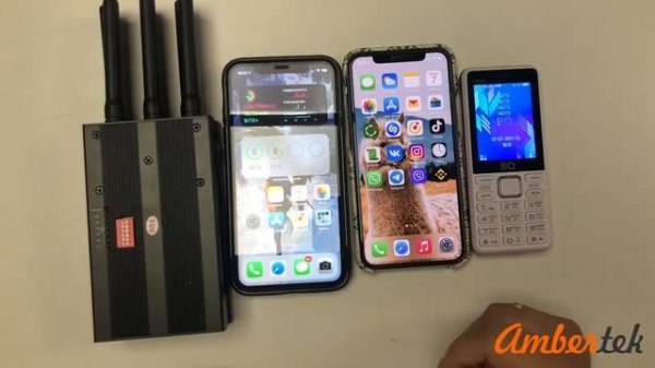 Подавитель-глушилка мобильных телефонов и беспроводных сетей (Wi-Fi Bluetooth GSM 3G LTE 4G)