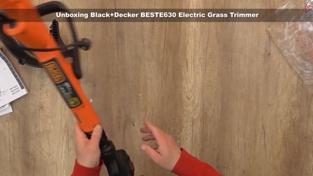 Unboxing And Assembling Black+Decker BESTE630 Electric Grass Trimmer - Bob The Tool Man