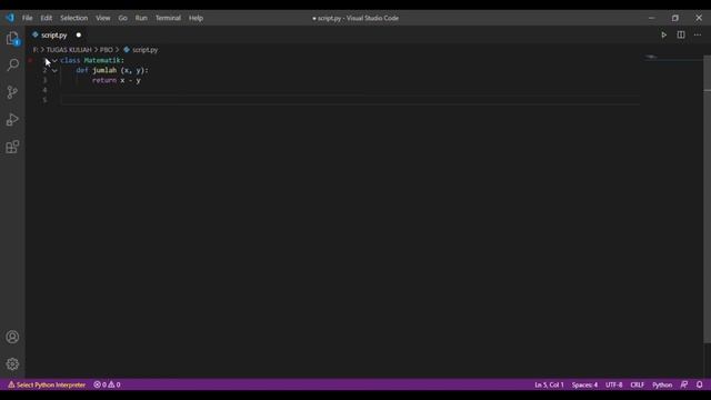 FUNGSI STATIC METHOD PADA PEMROGRAMAN OBJEK MENGGUNAKAN BAHASA PEMROGRAMAN PYTHON смотреть онлайн